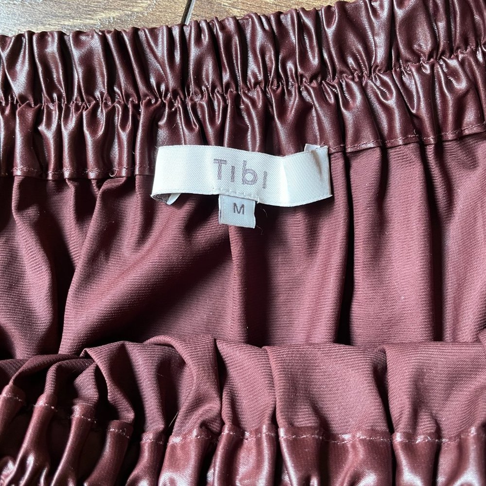 Tibi liquid drape pull on skirt, size M - Picture 5 of 7